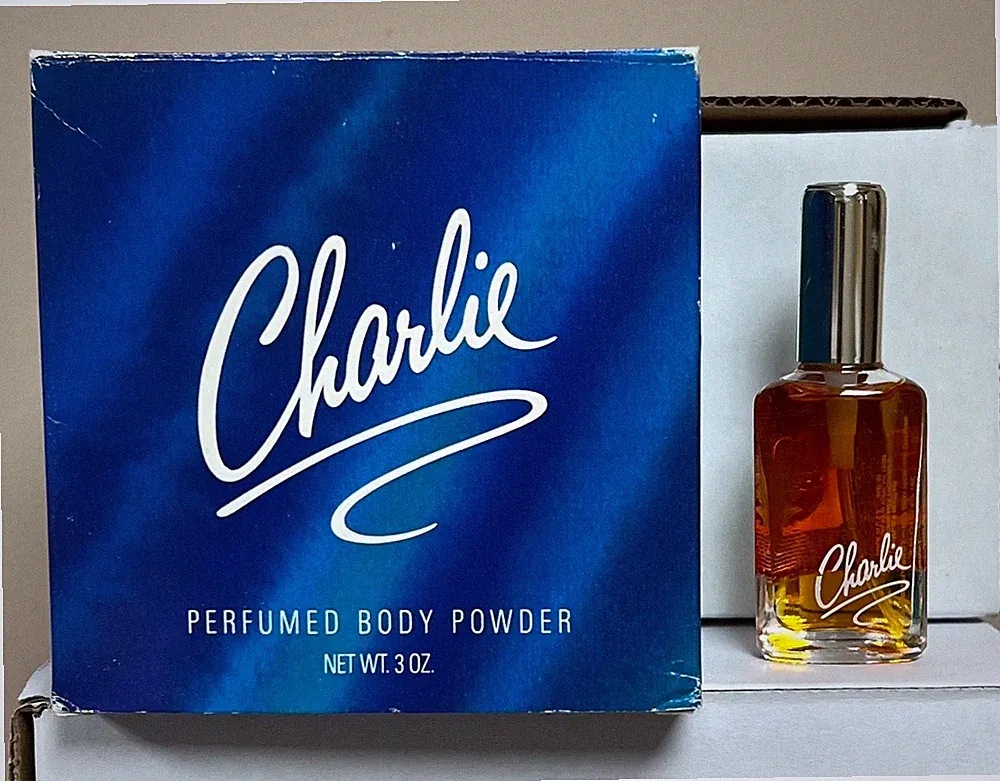 Charlie Revlon Perfumed Body powder 3 oz original sealed Charlie 0.47 oz cologne