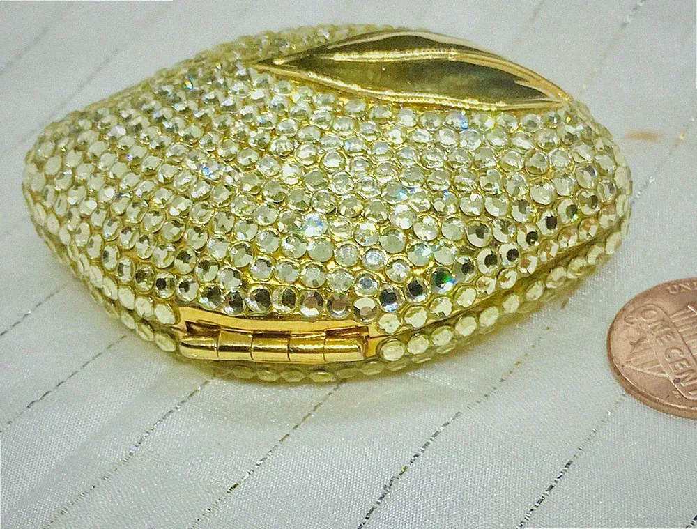 Estee Lauder Solid Perfume Powder Compact 1998 "Lemon Drop" MIBB