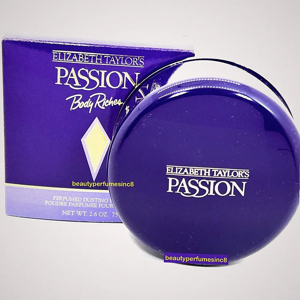 PASSION by Elizabeth Taylor 2.6 oz Perfumed Dusting Powder for Women New In Box