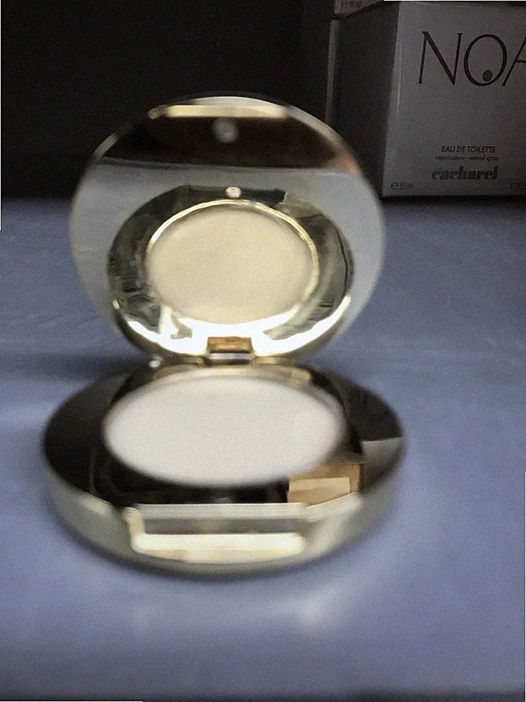 RARE Vintage Bvlgari Perfumed Solid Gold Compact Powder Unbox